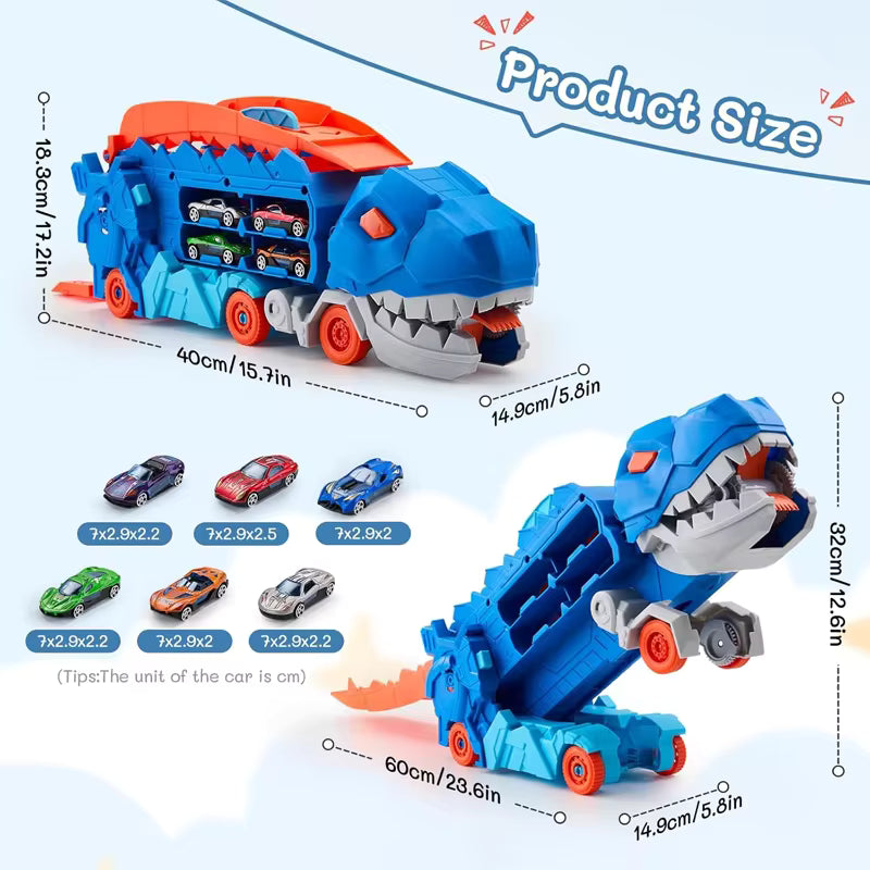 Dinosaur Transport Truck – Perfect Christmas Gift for Kids