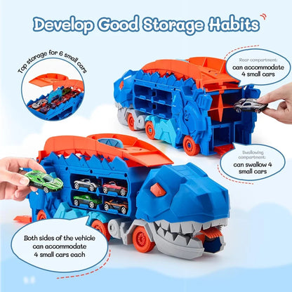 Dinosaur Transport Truck – Perfect Christmas Gift for Kids